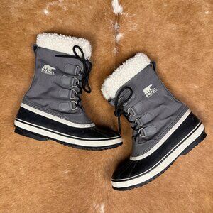 Sorel Waterproof Winter Snow Boots Women’s Size 9 Faux Fur Lined (Like New)